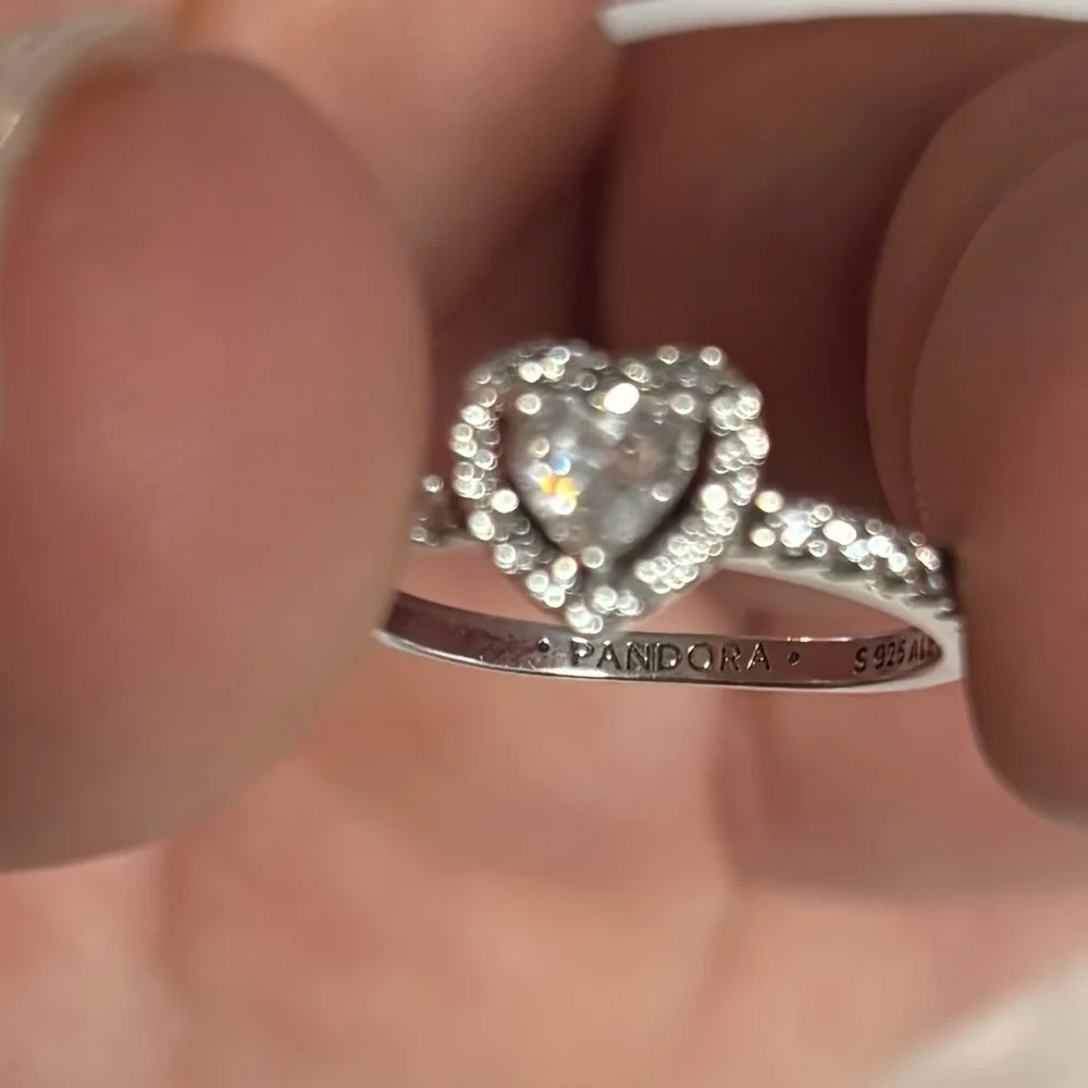 Pandora Silver Heart Ring - Picture 2 of 4